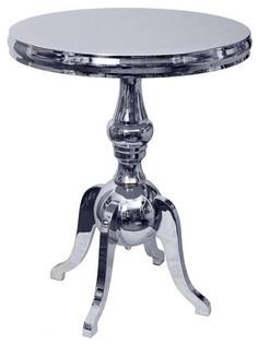 Журнальный столик Garda Decor 2K10137 GRD_188 51х51х64 см, хром