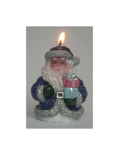 Новогодняя свеча Snowmen Дед Мороз с подарками Е40406 Красный; синий