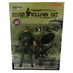 Игровой набор Shantou Gepai Супер оружие Солдат с аксессуарами