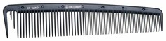 Расческа Dewal Nano Комбинированная Широкая С раздельным зубцом Антистатик 19 см Черный