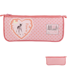 Пенал-косметичка ANIMAL PLANET too cute, на молнии, 1 отделение, разм,22 x10... Action!