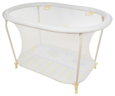Манеж GLOBEX детский Овал (цвет: белый) 1108