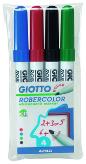 Giotto Набор маркеров GIOTTO Robercolor для белой доски, Medium, блистер