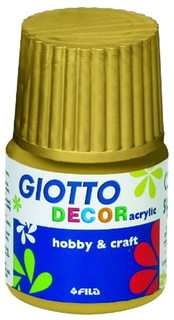Акриловая краска на водной основе Giotto Decor Acrylic золотой 25 мл