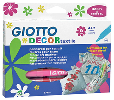 Giotto Набор фломастеров для ткани GIOTTO Decor Textile