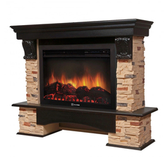 Портал из камня для камина Electrolux Pietra 30S Сланец натуральный/Венге