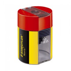 Точилка Staedtler "Noris", с контейнером, пластиковая, круглая, 511004