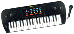 Синтезатор черный 37 клавиш,с микрофоном, эл/мех 53x6x19,2 A Btoys