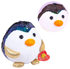 Пингвин с пайетками 18 см игрушка мягкая A Btoys