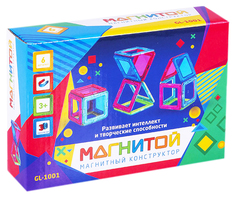 Магнитой GL-1001 Конструктор магнитный 6 квадратов (2 - с окном)