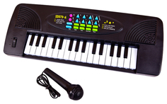 Синтезатор черный 32 клавиши, с микрофоном, эл/мех 44,5x5,5x15,5 A Btoys