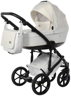 TAKO LARET CORONA TC-04 Коляска детская 2 в 1 (белый/узор золото) Junama