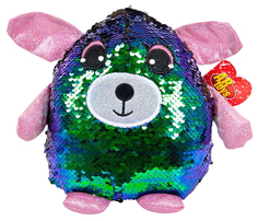 Собака с пайетками 20 см игрушка мягкая A Btoys