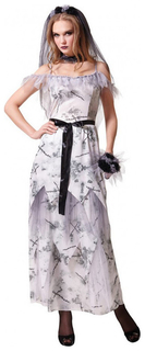 Карнавальный женский костюм Bristol Невеста-Зомби, 44-48