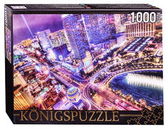 Пазл Konigspuzzle Ночной Лас-Вегас АЛК1000-6480 1000 деталей Königspuzzle