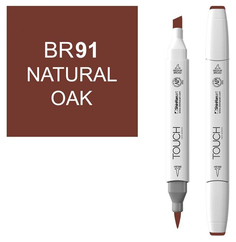 Маркер Touch Brush двухсторонний на спиртовой основе Дуб 091