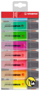 Набор маркеров-текстовыделителей Stabilo Boss Original, 8 цветов