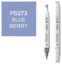 Маркер Touch Brush двухсторонний на спиртовой основе Ягода PB273
