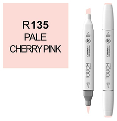 Маркер Touch Brush двухсторонний на спиртовой основе Бледно-вишневый R135