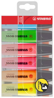 Набор маркеров-текстовыделителей Stabilo Boss Original, 6 цветов