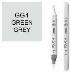 Маркер двусторонний Touch Brush GG1 Серо-зелёный
