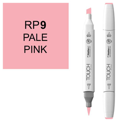 Маркер Touch Brush двухсторонний на спиртовой основе Розовый бледный 009
