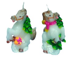 Свеча новогодняя Snowmen Символ года Лошадь Е94145 8,5 см