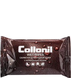 Влажные салфетки для обуви Collonil WWS15 для гладкой кожи с натуральным воском