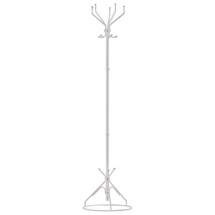 Вешалка Титан "Ажур-2", 1,77 м, основание 45 см, 5 крючков, металл, белая Titan