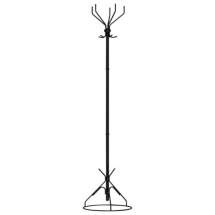 Вешалка Титан "Ажур-2", 1,77 м, основание 45 см, 5 крючков, металл, чёрная Titan