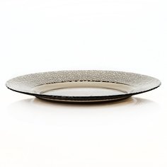 Тарелка столовая мелкая Pasabahce Mosaic Bronze, D=24 см