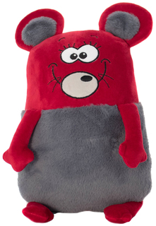 Мягкая игрушка "Мягкие зверята" - Бордовая мышь, 50 см KiddieArt