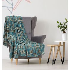 Плед Этель корал Орнамент, флис двухсторонний, 150х200 см