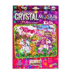 Набор для создания мозаики Danko Toys CRYSTAL MOSAIC Пони на темном фоне