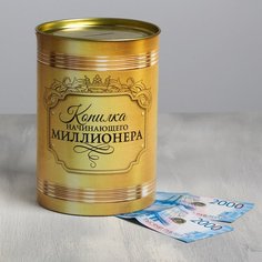 Копилка XXL "Начинающего миллионера", 20 х 15 см Sima-Land