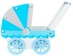 Коляска для кукол "Волны" голубая 50×23×40 см Sima-Land