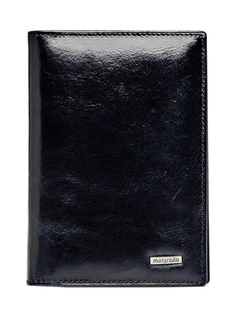 Обложка для паспорта мужская Malgrado 54019-1-64D черная