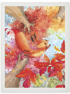 Постер в раме "Хорошо на свете жить!" Энас Книга