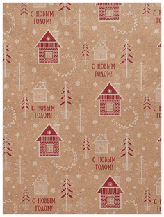 Бумага крафт "Домики" Феникс Present