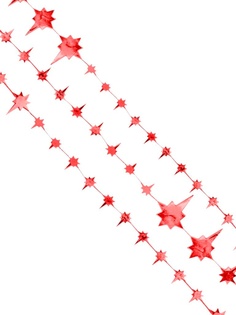 Гирлянда новогодняя "Красные звезды", 270x3 см Феникс Презент