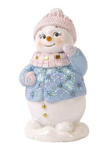 Фигурка новогодняя Феникс Present снеговик, 9x5x4,5 см