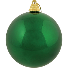 Набор шаров на ель Mister Christmas зеленый 15 шт 4x4 см