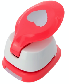 Панч креативный СЕРДЦЕ, одинарный, d=25мм, блистер с европодвесом Fancy Creative