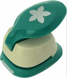 Панч креативный ЦВЕТОК, одинарный, d=25мм, блистер с европодвесом Fancy Creative