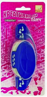 Панч креативный СЛЕДОПЫТ, линейный, d=40мм, блистер с европодвесом Fancy Creative