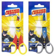 Ножницы детские ACTION! DC Comics, 130мм, печать на лезвиях, картон с е/п, 2 вида