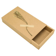 Коробка подарочная складная 14х24 см, бумага Winter Wings