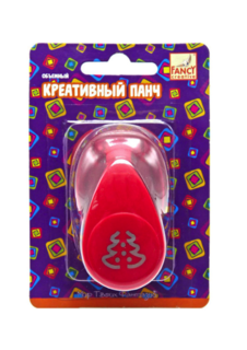 Панч креативный ЕЛКА-2, объемный, d=16мм, блистер с европодвесом Fancy Creative