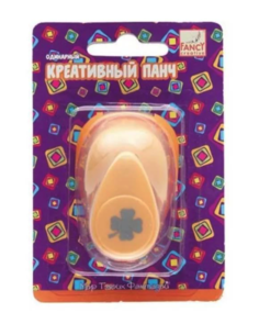 Панч креативный КЛЕВЕР, одинарный, d=16мм, блистер с европодвесом Fancy Creative