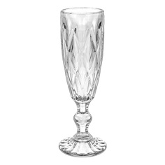 Бокал для шампанского переливы граней, 6х20 см, koopman, YE7300090